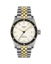 Tissot Pr516 Powermatic 80 Watch, 38mm In White/two Tone
