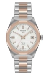 Tissot Prc 100 Solar Quartz Bracelet Watch, 39mm In Metallic
