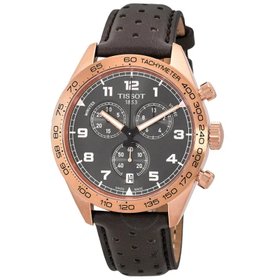 Tissot Prs 516 Chronograph Quartz Grey Dial Men's Watch T131.617.36.082.00 In Black / Gold / Grey / Rose / Rose Gold