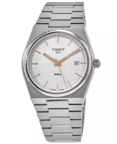 Pre-owned Tissot Prx 35 Mm Stainless Steel Quartz Watch T137.210.11.031.00