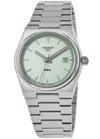 Tissot Prx 35mm Green Dial Steel Women's Watch T137.210.11.091.00 In Green