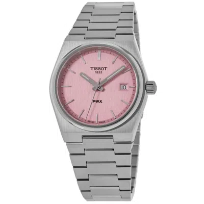Tissot Prx 35mm Pink Dial Stainless Steel Women's Watch T137.210.11.331.00