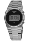 Tissot Prx 39mm Black Digital Dial Steel Men's Watch T137.463.11.050.00 In Black