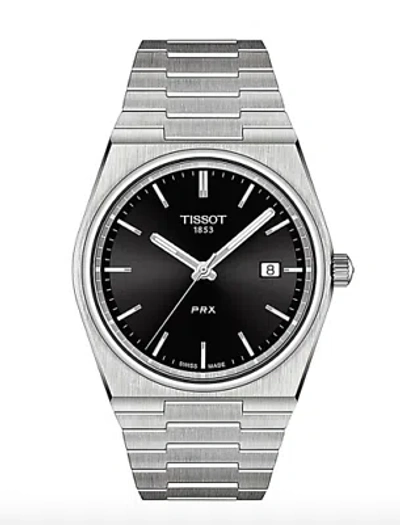 Pre-owned Tissot Prx 40 Quartz Black Dial Men's Watch T137.410.11.051.00