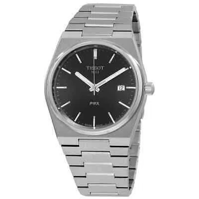 Pre-owned Tissot Prx 40 Quartz Black Dial Men's Watch T137.410.11.051.00