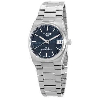 Pre-owned Tissot Prx Automatic Blue Dial Unisex Watch T1372071104100