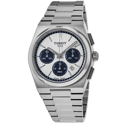 Tissot Prx Automatic Chronograph White Dial Stainless Steel Men's Watch T137.427.11.011.01