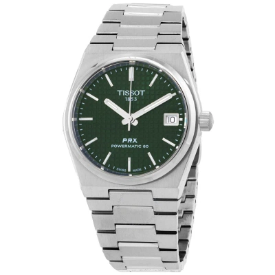 Tissot Prx Automatic Green Dial Unisex Watch T1372071109100