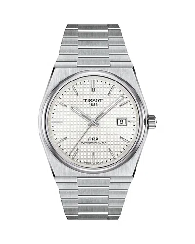 Tissot Prx Automatic Watch, 40mm In White