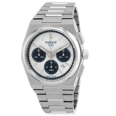 Tissot Prx Chronograph Automatic White Dial Men's Watch T1374271101101