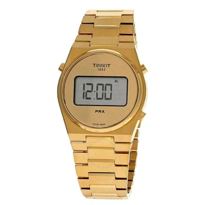 Tissot Prx Digital Quartz Gold Dial Men's Watch T1372633302000