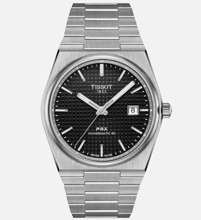 Pre-owned Tissot Prx Men's Black Watch - T137.407.11.051.00