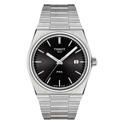 Pre-owned Tissot Prx Men's Black Watch - T137.410.11.051.00 Brand