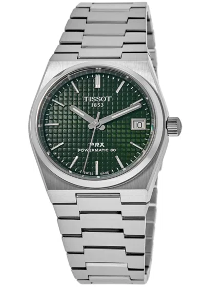 Tissot Prx Powermatic 80 35mm Green Dial Steel Unisex Watch T137.207.11.091.00