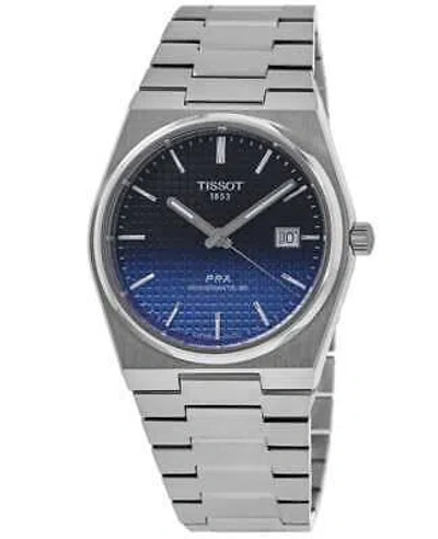 Pre-owned Tissot Prx Powermatic 80 40mm Automatic Men's Watch T137.407.11.051.01