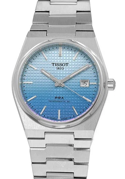 Pre-owned Tissot Prx Powermatic 80 40mm Automatic Men's Watch T137.407.11.351.01