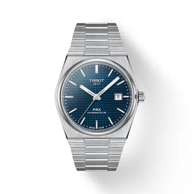 Pre-owned Tissot Prx Powermatic 80 40mm Men's Watch T137.407.11.041.00