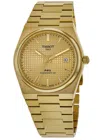 Tissot Prx Powermatic 80 Automatic Champagne Dial Gold-tone Steel Men's Watch T137.407.33.021.00 In White