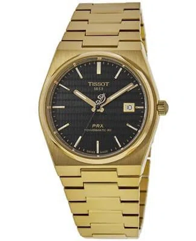 Pre-owned Tissot Prx Powermatic 80 Damian Lillard Men's Watch T137.407.33.051.00