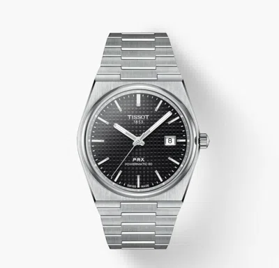 Pre-owned Tissot Prx Powermatic 80 Men's Watch T137.407.11.051.00