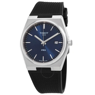 Tissot Prx Quartz Blue Dial Men's Watch T137.410.17.041.00 In Black / Blue