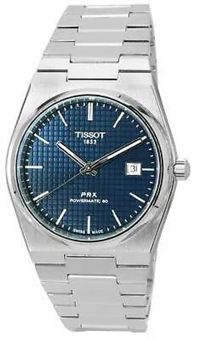 Pre-owned Tissot Prx T-classic Powermatic 80 Dress T137.407.11.041.00 Men's Watch