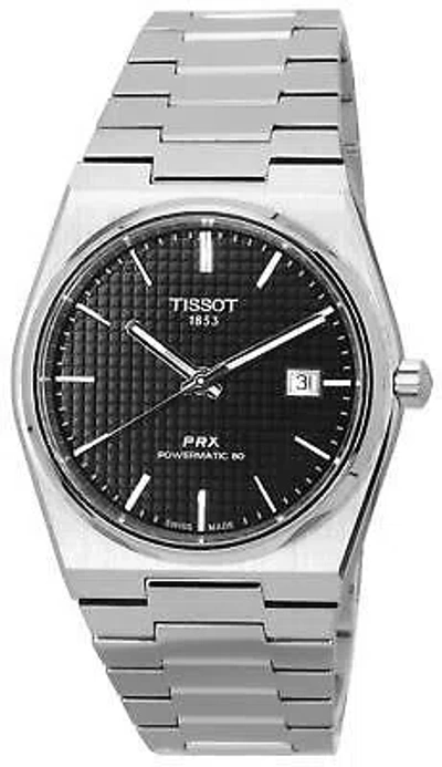 Pre-owned Tissot Prx T-classic Powermatic 80 Dress T137.407.11.051.00 Men's Watch