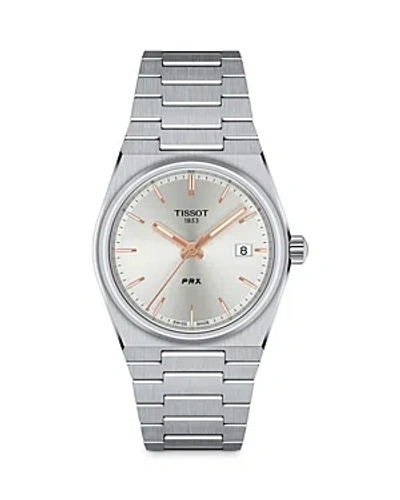 Tissot Prx Watch, 35mm In Silver