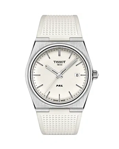 Tissot Prx Watch, 40mm In White