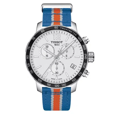 Pre-owned Tissot Quickster 42mm Knicks Nba Special Edition Men's Watch T0954171703706