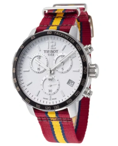Pre-owned Tissot Quickster Cleveland Cavaliers Nba Teams Men's 42mm Watch T0954171703713