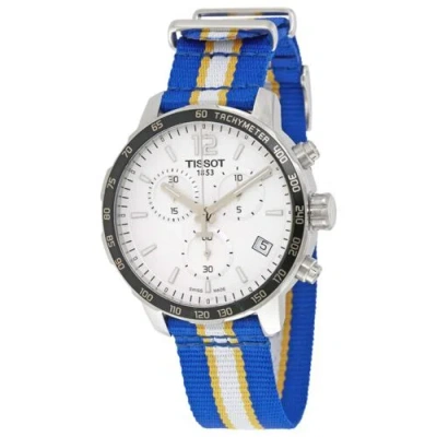 Pre-owned Tissot Quickster Golden State Warriors Chronograph Men's Watch T0954171703715