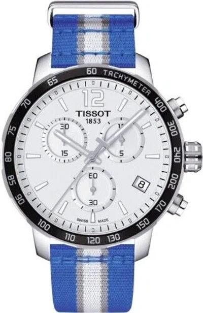 Pre-owned Tissot Quickster Nba Dallas Mavericks Chrono Men's Watch T0954171703719