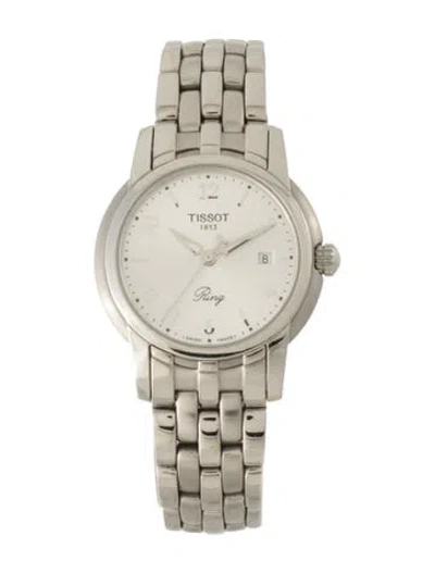 Pre-owned Tissot Ring Watch, 28mm In Multi