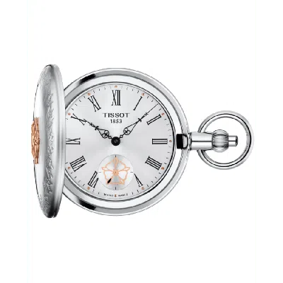 Tissot Savonnette Mechanical Mechanical Silver Dial Brass Men's Pocket Watch T865.405.99.038.00