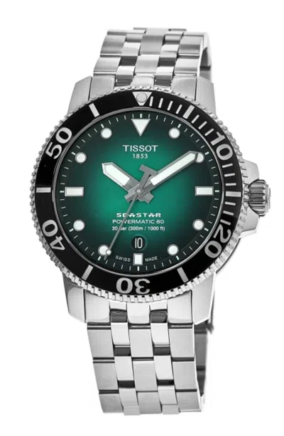 Tissot Seastar 1000 Automatic Green Dial Steel Men's Watch T120.407.11.091.01