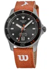 Tissot Seastar 1000 Automatic Wilson Wnba Black Dial Composite Strap Unisex Watch T120.807.17.051.00 In Black