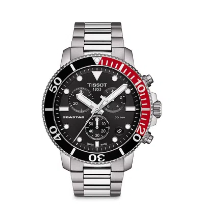 Tissot Seastar 1000 Chronograph, 45.5mm In Black