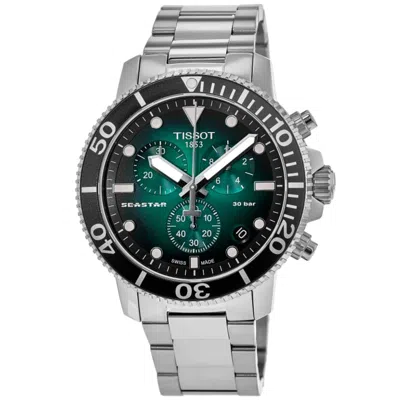 Tissot Seastar 1000 Chronograph Green Dial Steel Men's Watch