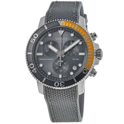 Tissot Seastar 1000 Chronograph Grey Dial Fabric Strap Men's Watch T120.417.17.081.01