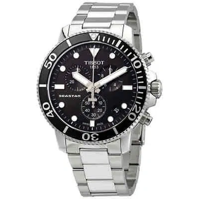 Pre-owned Tissot Seastar 1000 Chronograph Quartz Men's Watch T1204171105100