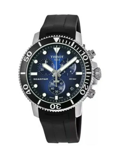Pre-owned Tissot Seastar 1000 Chronograph Swiss Quartz Men Watch T1204171704100