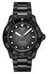 Tissot Seastar 1000 Powermatic 80 Bracelet Watch, 40mm In Black