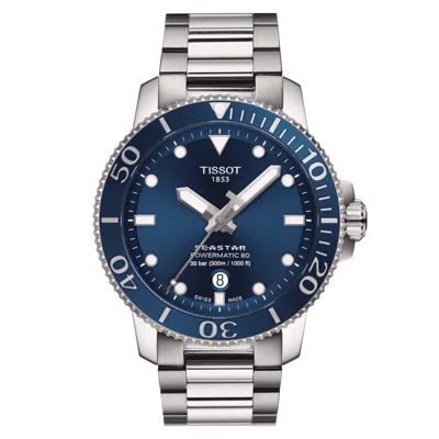 Pre-owned Tissot Seastar 1000 Powermatic 80 Men's Watch T120.407.11.041.03