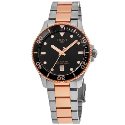 Tissot Seastar 1000 Quartz Black Dial Stainless Steel Men's Watch T120.410.22.051.01