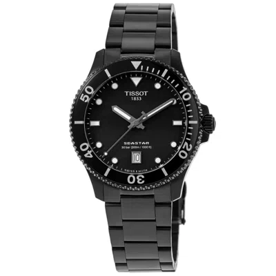 Tissot Seastar 1000 Quartz Black Dial Stainless Steel Men's Watch T120.410.33.051.00