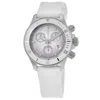 Tissot Seastar 1000 Quartz Chronograph White Dial Silicone Strap Men's Watch T120.217.17.011.00 In White