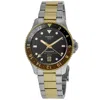 Tissot Seastar 1000 Quartz Gmt Root Beer Yellow Gold Pvd Steel Men's Watch T120.852.22.051.00 In Black