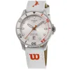 Tissot Seastar 1000 Quartz Wilson Wnba White Dial Composite Strap Unisex Watch T120.410.17.011.00 In White