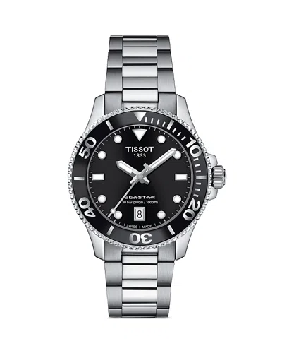 Tissot Women's Swiss Seastar 1000 Stainless Steel Bracelet Watch 36mm In No Colour